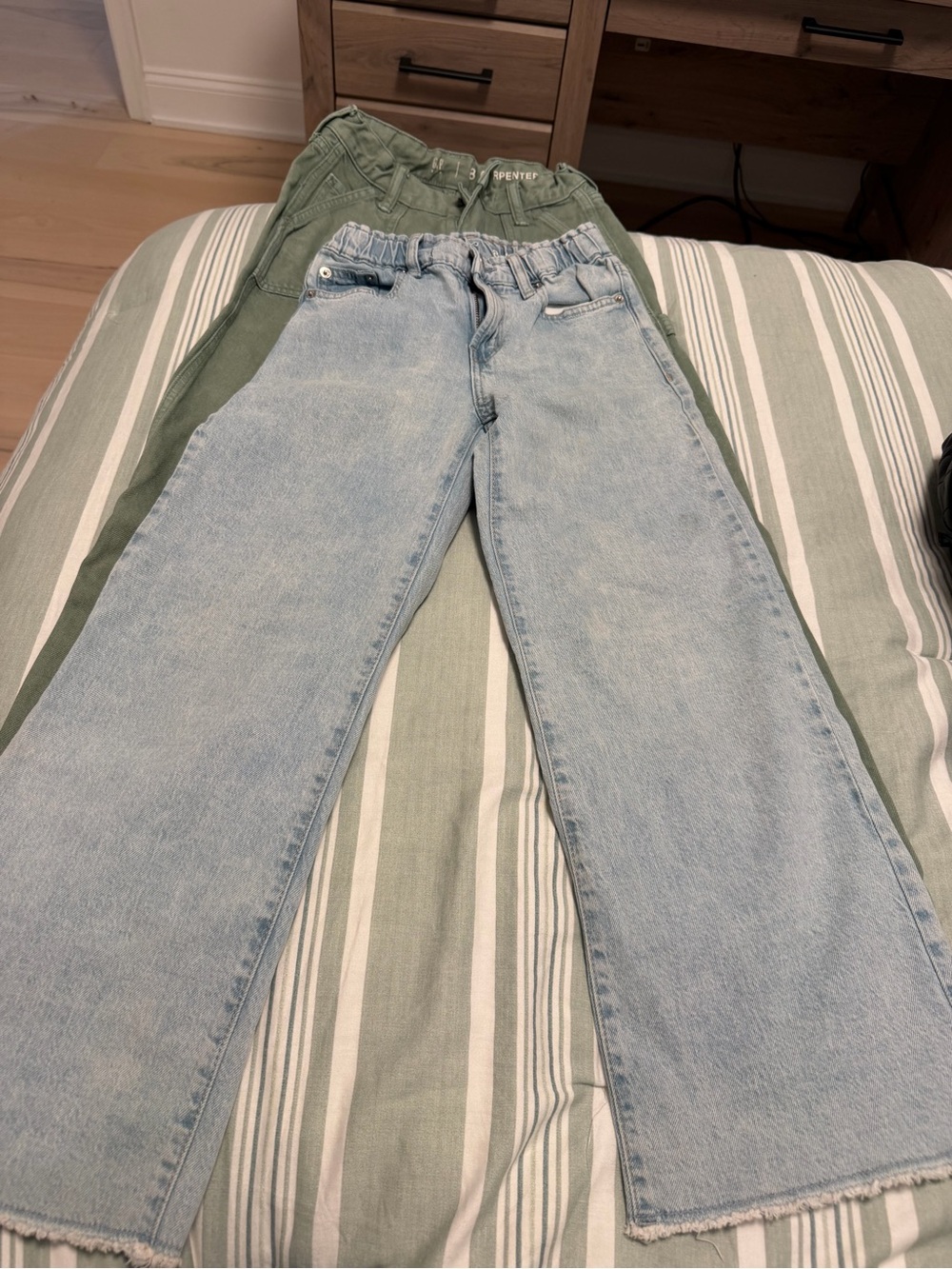 GAP Light Blue High-Rise Straight Jeans